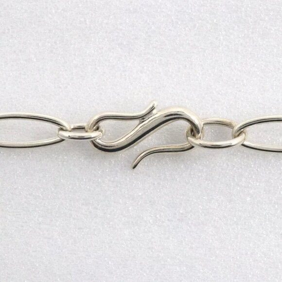 TIFFANY&Co. Large Infinity Cross Necklace Open cross Elsa Peretti Silver92... - Picture 6 of 9